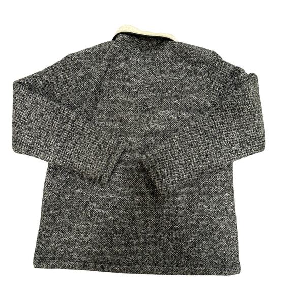 Orvis Sherpa Lined 1/4 Zip Pullover Sweater Gray Men’s Size L Workwear Warm Fall - Picture 3 of 8